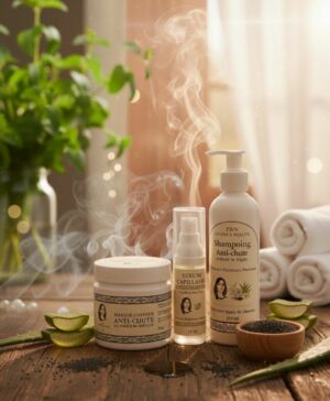 Kit Anti-Chute à l’Huile de Nigelle – Shampoing + Masque + Sérum