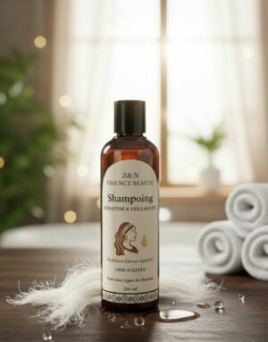 SHAMPOING  KERATINE & COLLAGENE Sans Sulfate