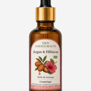 Huile d’argan et hibiscus