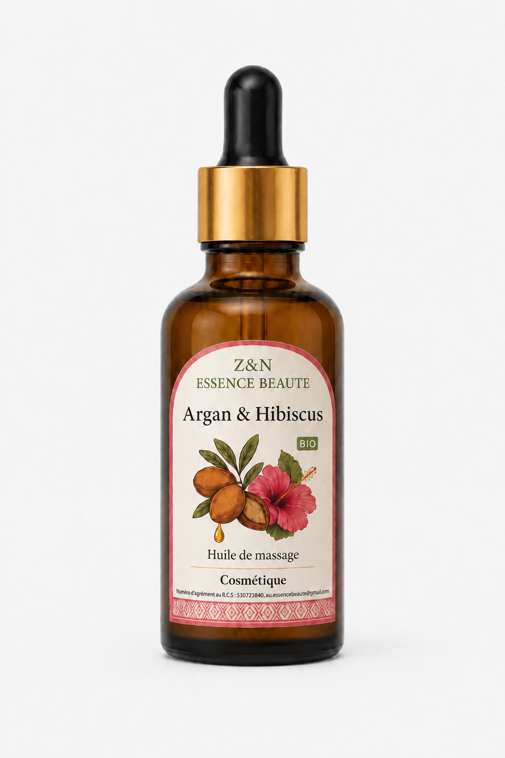 Huile d’argan et hibiscus