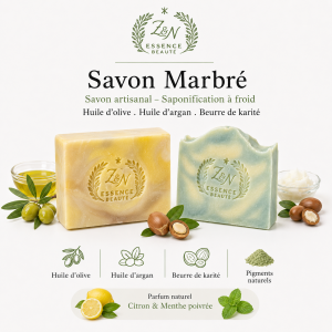 Savon marbré