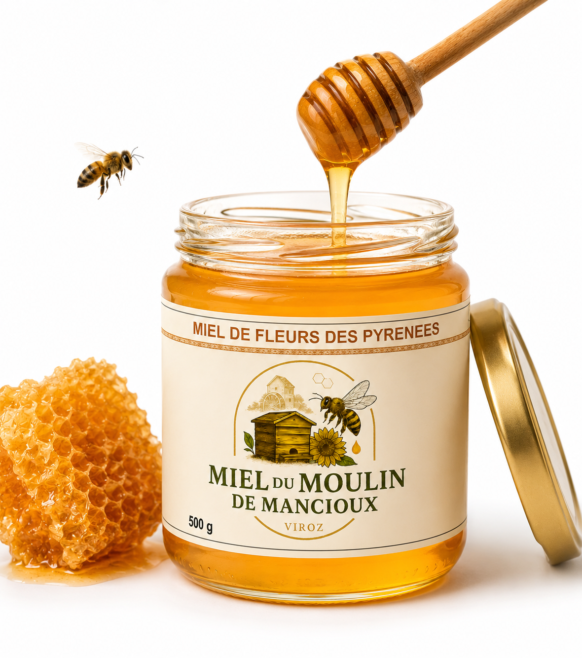 Miel de Fleurs des Pyrénées PUR BIO – Image 2